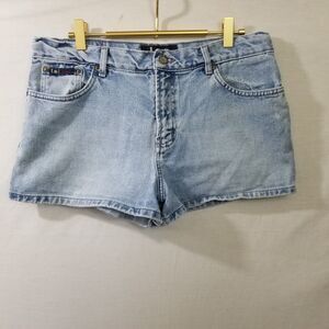 L.E.I. Vintage Y2K Denim Jean Booty Shorts Sz 13 Or 34